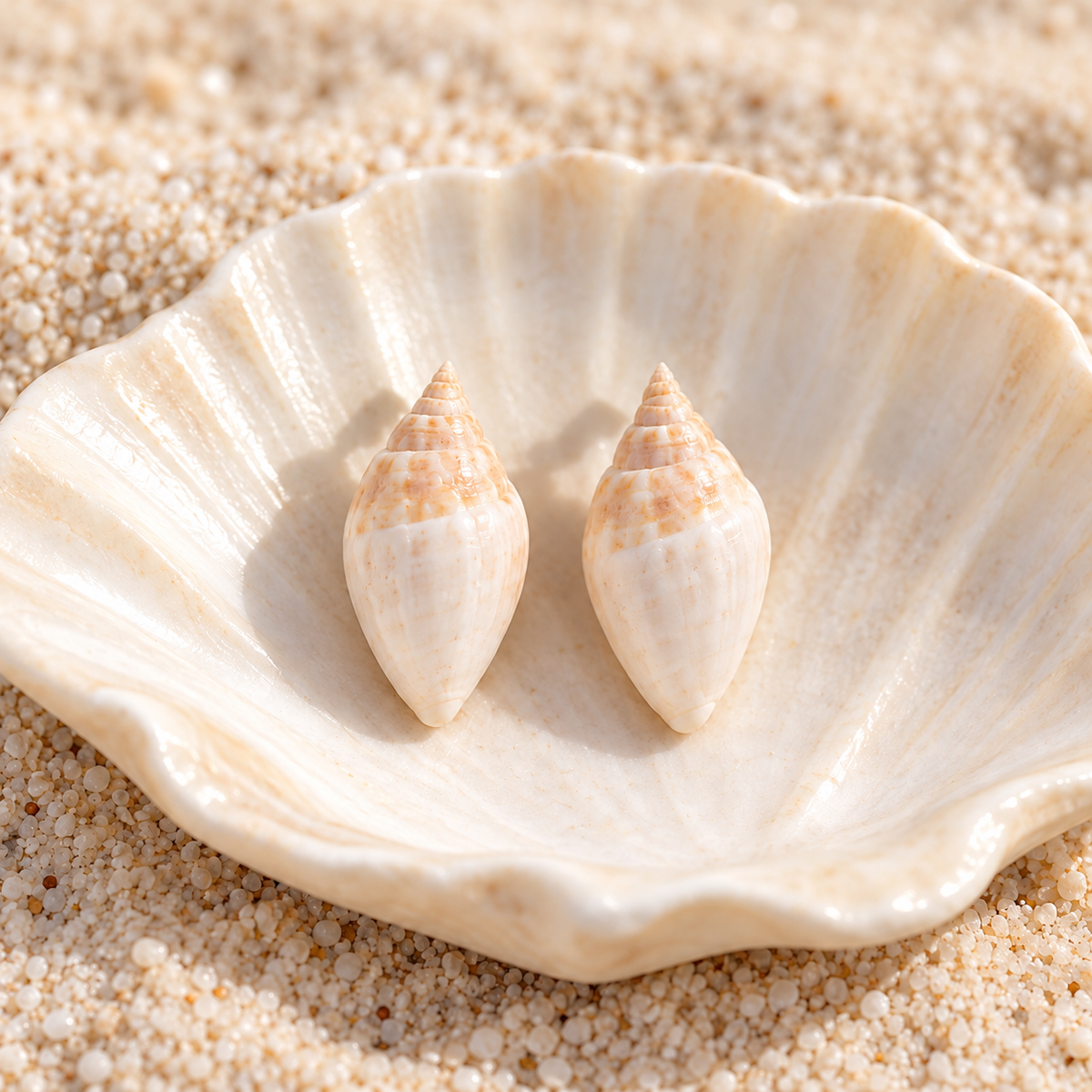 Stud Shell Earrings