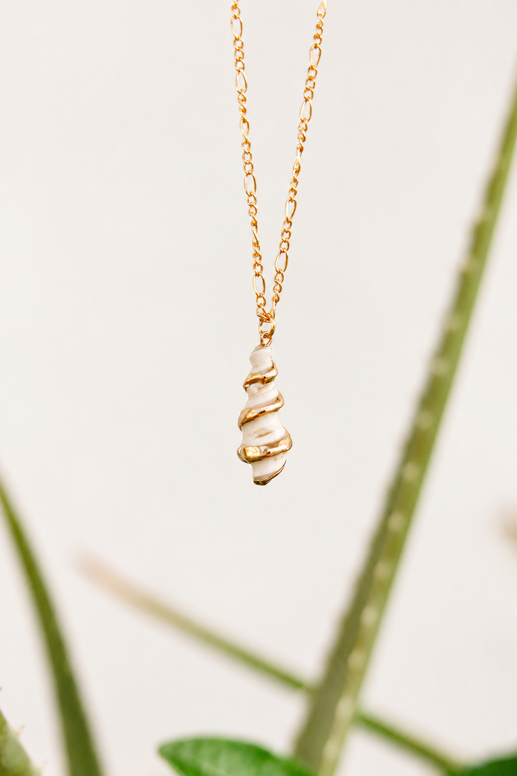 Ocean Spiral Shell Necklace
