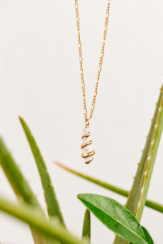 Ocean Spiral Shell Necklace