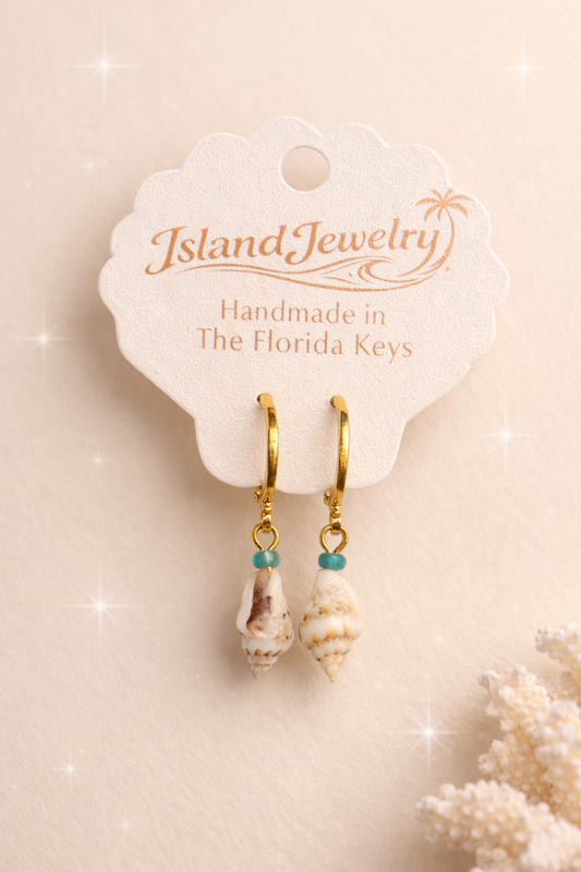 Island Drop Earrings- Turquoise