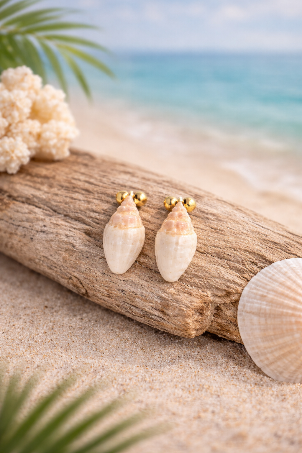 Island Shell Studs